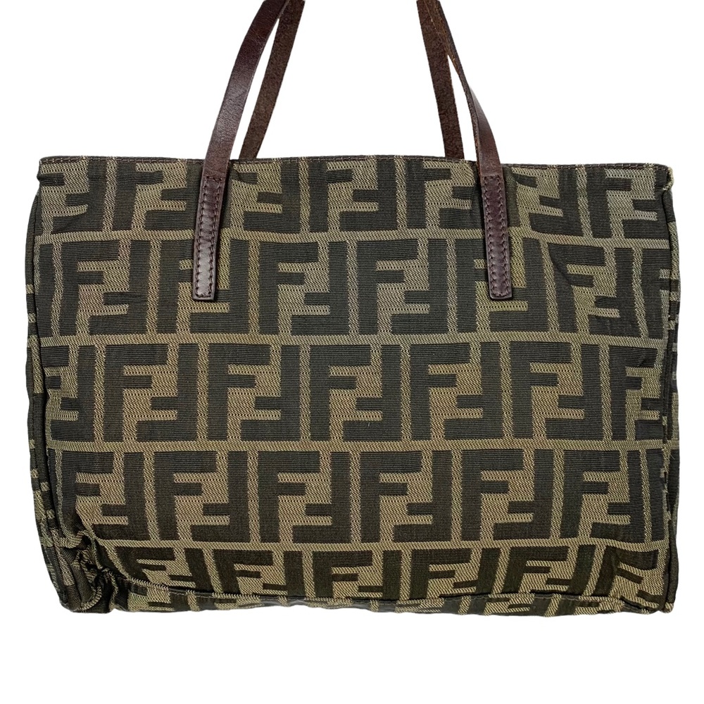 FENDI Zucca Monogram Logo Tote Bag - Picture 4 of 11